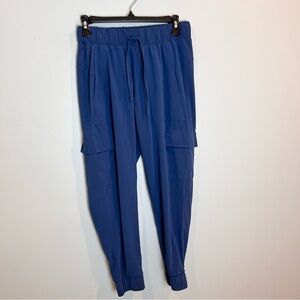 All In Motion Women’s Blue Jogger Pants Drawstring Waist Pockets Athletic XS